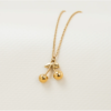 Cadena Cherry Mujer - - Oro Laminado 18k