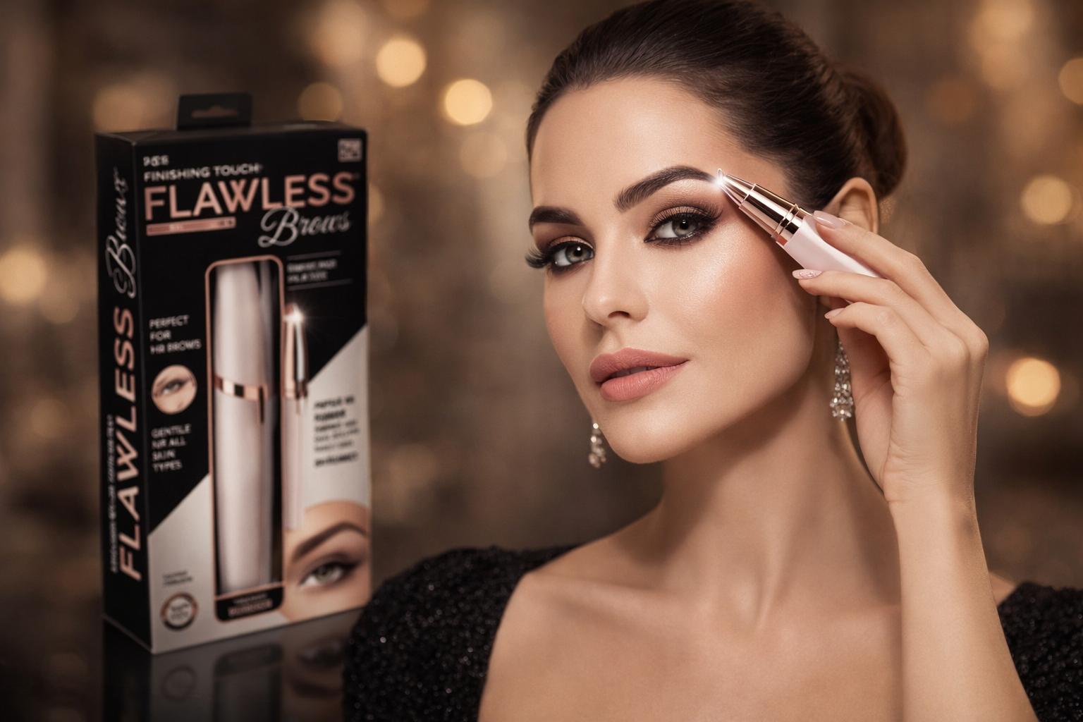 DEPILADOR ELECTRICOS PARA CEJAS-FLAWLESS