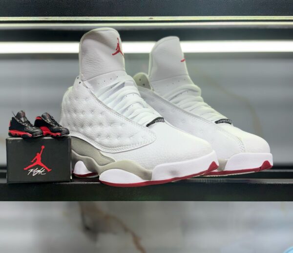JORDAN RETRO 13 BLANCO Y GRIS UNISEX