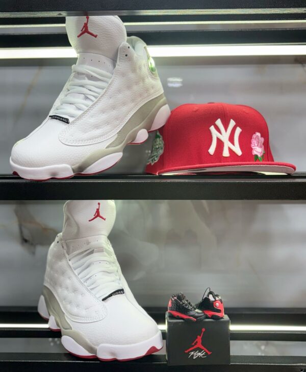 JORDAN RETRO 13 BLANCO Y GRIS UNISEX